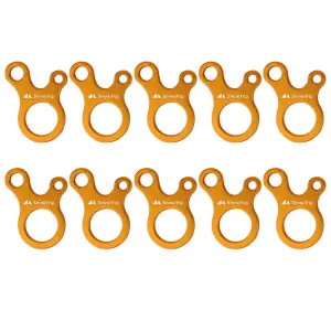 10 Pcs Aluminum Alloy Tent Rope Buckle Set