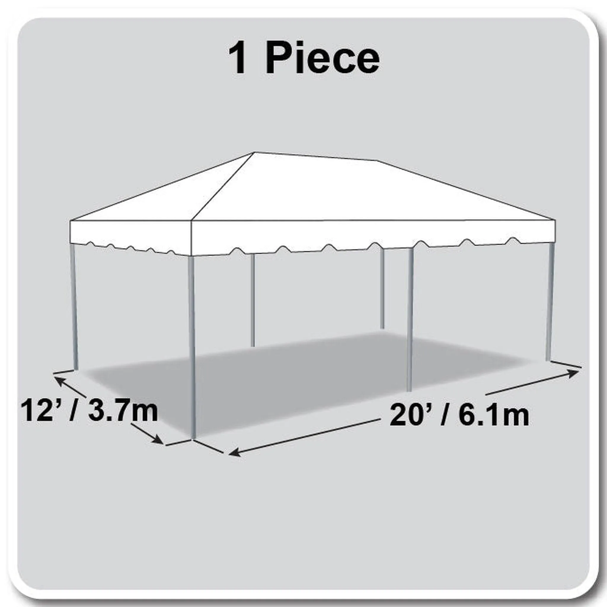 12x20 Classic Series Frame Tent