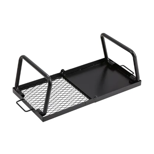22.4" Folding Campfire Grill Portable Heavy Duty Steel Mesh Grate