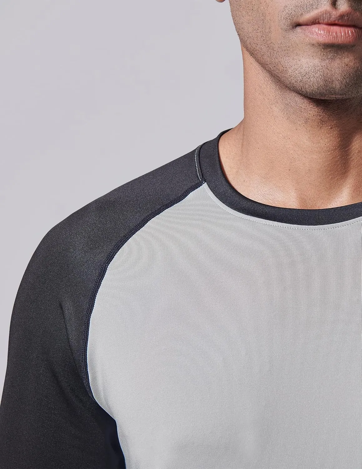 3 Pack: Men's Dry Fit Long Sleeve T Shirts, Lightweight Athletic Performance Tops with Thumb Holes Hiking