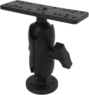 360 Degree Marine Kayak Kayak Fish Finder Mount Marine Electronic Fish Finder Mount GPS Plate Rotating Supporter Electronic Fish Finder Mount Base
