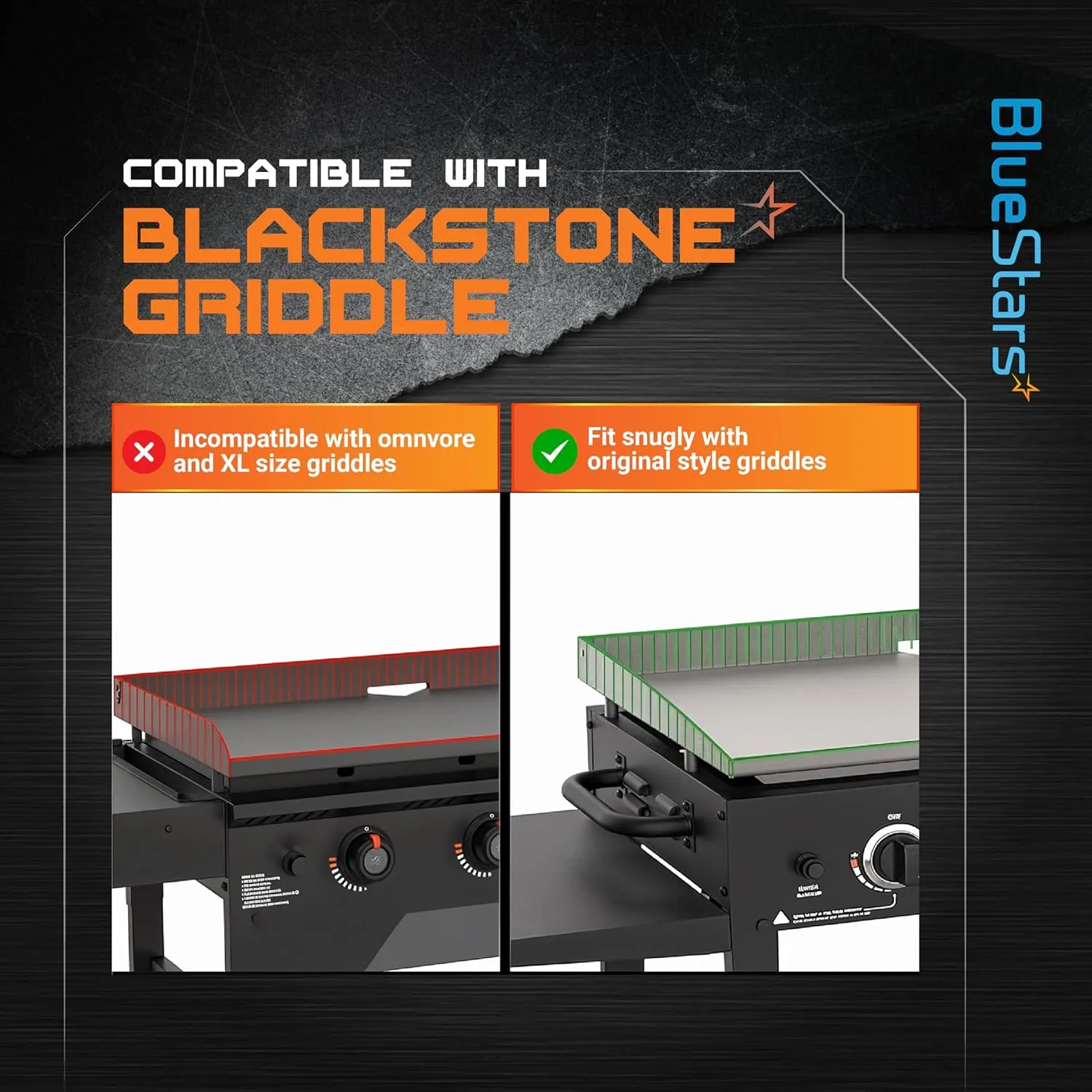 36" Silicone Griddle Cover for Blackstone Grill - Heavy Duty Food Grade Silicone, Blackstone Griddle Accessories, Protective Griddle Mat for Outdoor Grill All Year Round