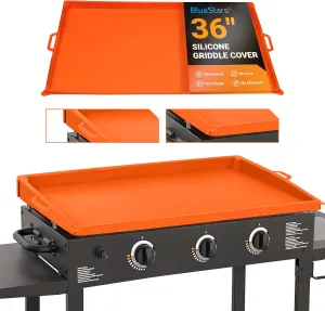 36" Silicone Griddle Cover for Blackstone Grill - Heavy Duty Food Grade Silicone, Blackstone Griddle Accessories, Protective Griddle Mat for Outdoor Grill All Year Round