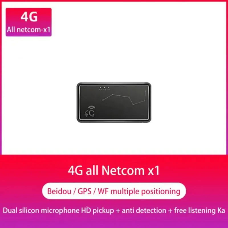 4G Mini GPS Tracker Global Locator Anti-lost Device Vehicle/Car/Person Locator System Wireless GPS/WIFI/Beidou Satellite Locator