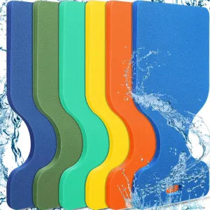 6 Pcs Water Solid Saddle Foam Pool Floats for Adults and Kids Multiple Colors Pool Floatie Lake Floats Pool Seat Lake Chair for Beach, Lake, Pool