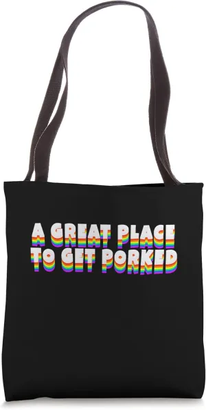 A Great Place To get Porked Pork Meat Lover Tote Bag
