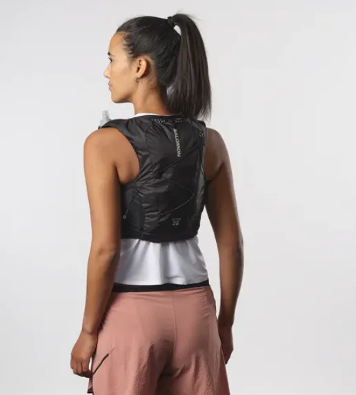 Active Skin 4 Women's Running Vest (Black/Metal)