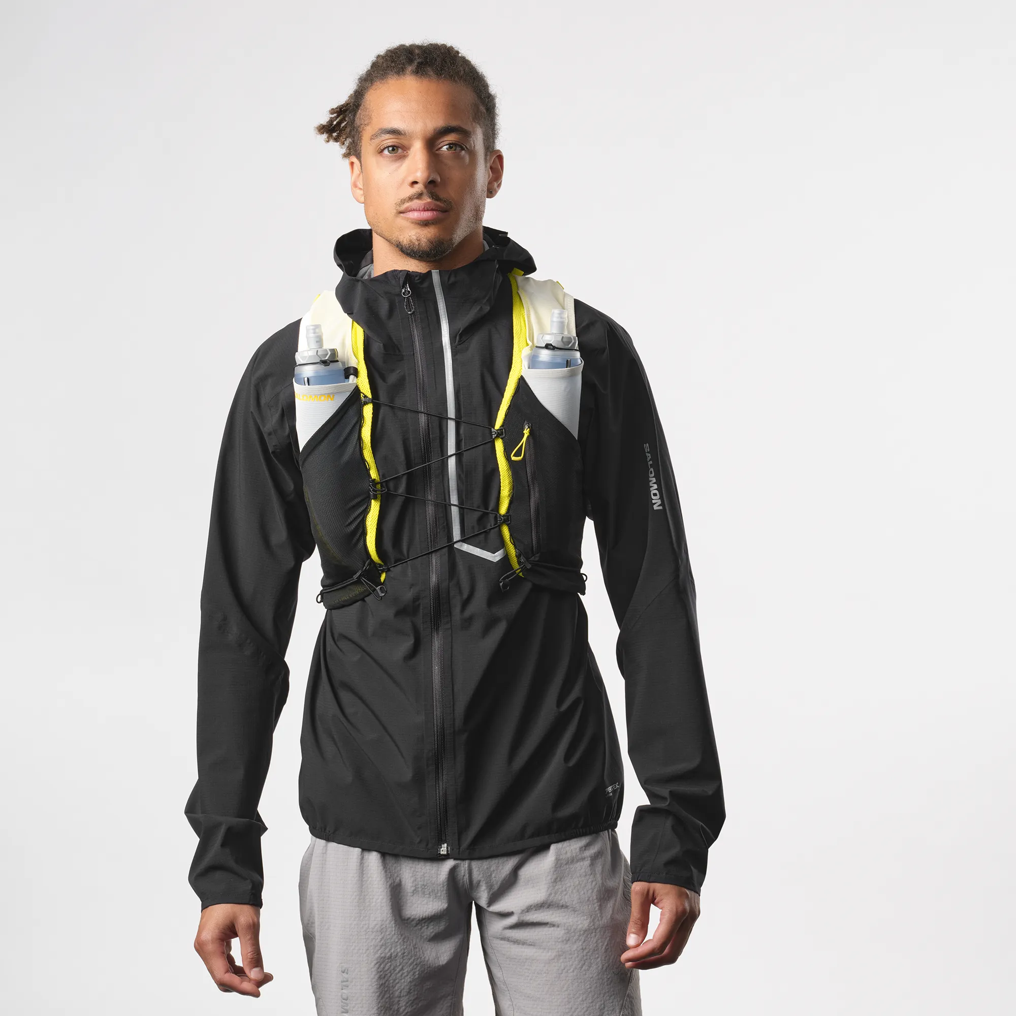 ADV Skin 5 Running Vest (Vanilla Ice/Black/Sulphur Spring)