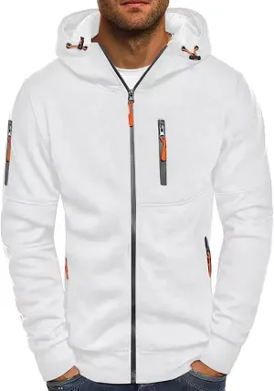 Alalaso Men's Hoodie Lightweight Long Sleeve Novelty Jersey with Hood Regular Fit Stretch Breathable Pullover
