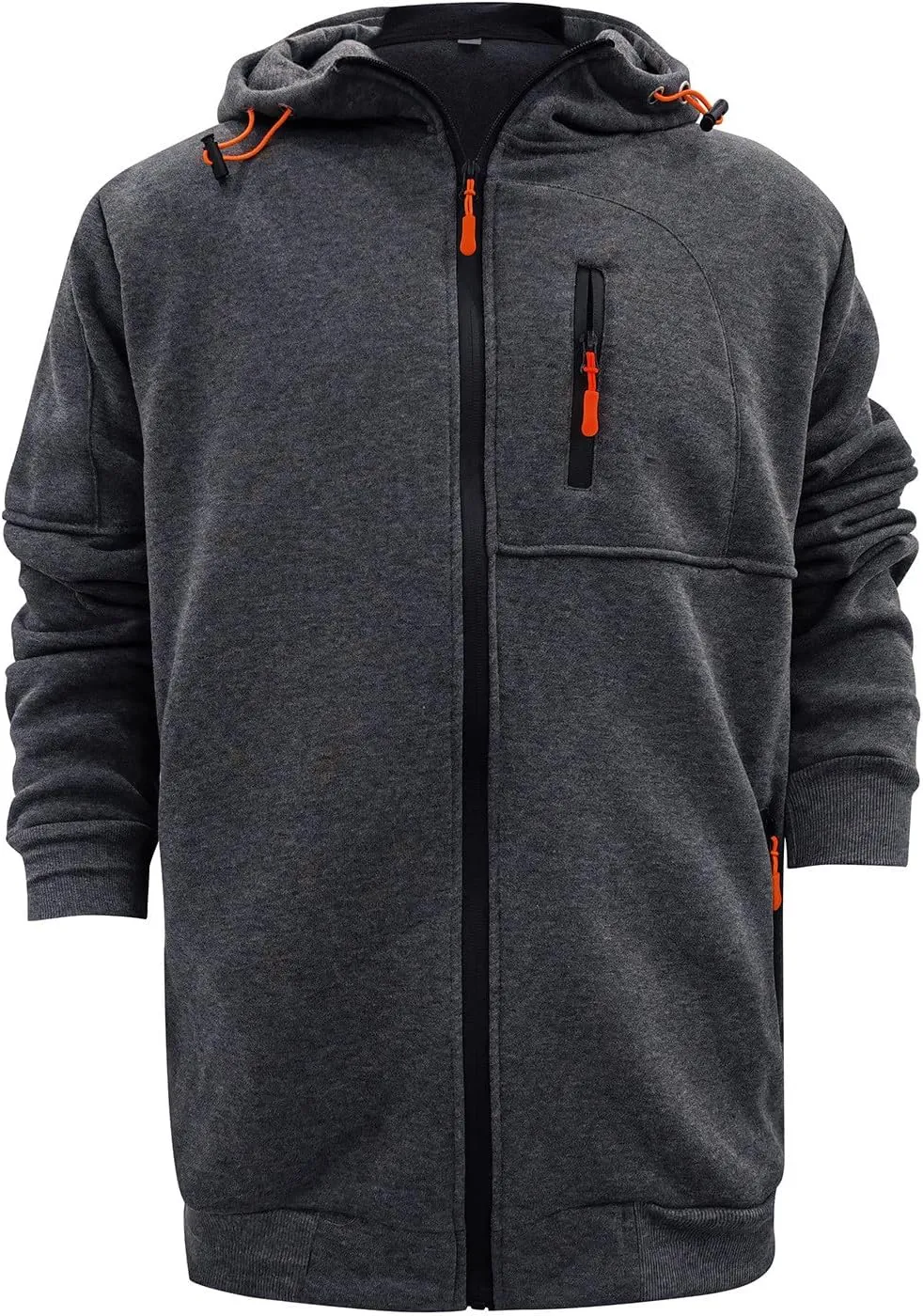 Alalaso Men's Hoodie Lightweight Long Sleeve Novelty Jersey with Hood Regular Fit Stretch Breathable Pullover