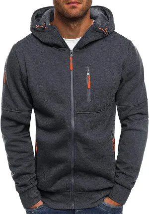 Alalaso Men's Hoodie Lightweight Long Sleeve Novelty Jersey with Hood Regular Fit Stretch Breathable Pullover