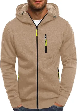 Alalaso Men's Hoodie Lightweight Long Sleeve Novelty Jersey with Hood Regular Fit Stretch Breathable Pullover