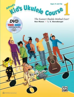 Alfred's Kid's Ukulele Course, Level 1 (Book & DVD)