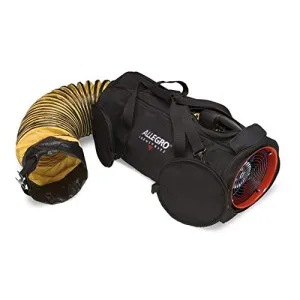 Allegro Industries Allegro 9535-08LDC 8In DC Bag Blower, 25Ft Duct, Degrees_Fahrenheit, to Volts, Amps