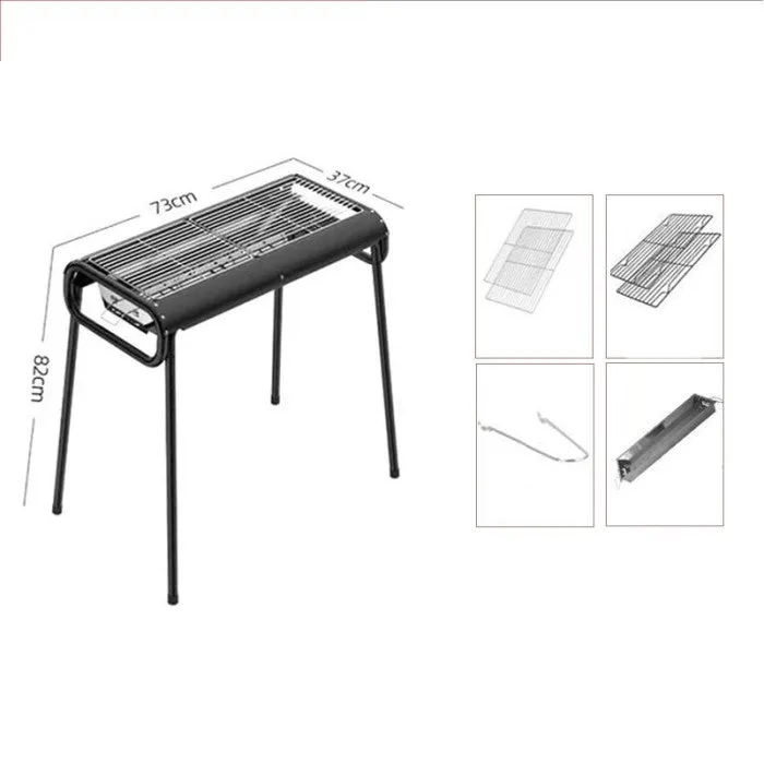 ALLTREK Set Alat Pemanggang BBQ Grill ESTER Outdoor Portable - Full Set
