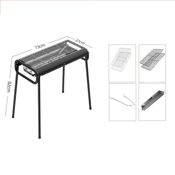 ALLTREK Set Alat Pemanggang BBQ Grill ESTER Outdoor Portable - Full Set