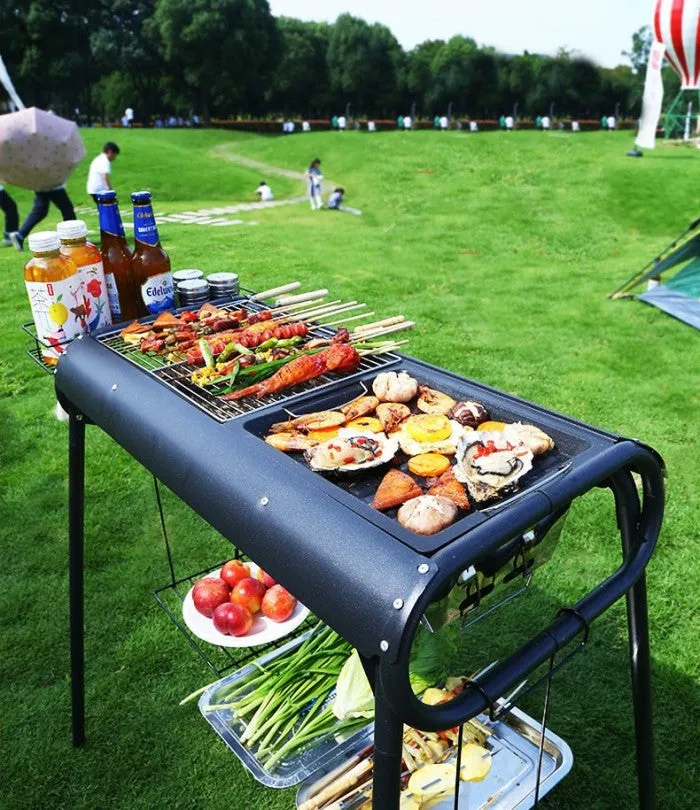 ALLTREK Set Alat Pemanggang BBQ Grill ESTER Outdoor Portable - Full Set