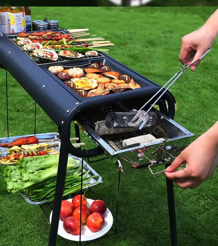 ALLTREK Set Alat Pemanggang BBQ Grill ESTER Outdoor Portable - Full Set