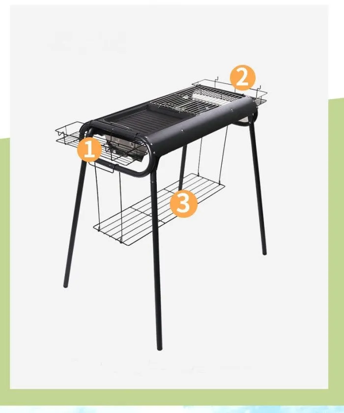 ALLTREK Set Alat Pemanggang BBQ Grill ESTER Outdoor Portable - Full Set