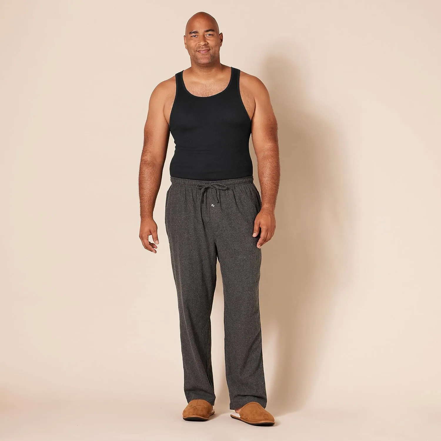 Amazon Essentials Men's Lightweight Tank Undershirts, Pack of 6