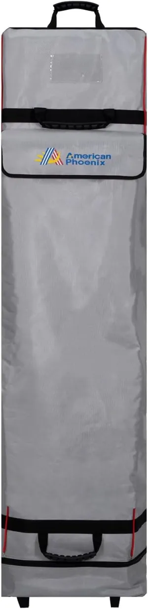 AMERICAN PHOENIX Canopy Wheel Storage Bag - 60"x15"x8" Convenient and Durable Wheel Rolling Bag for 10x20 Canopy Tents, Portable and Easy Transport, Heavy-Duty and Durable (Large)