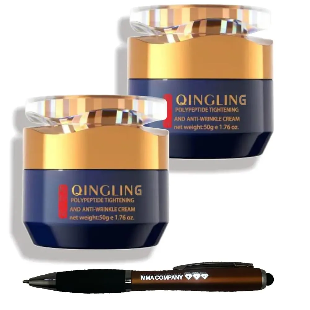 Anti Wrinkle Cream Firming & Tightening Face and Eye Cream for Men & Women (2-Pack)