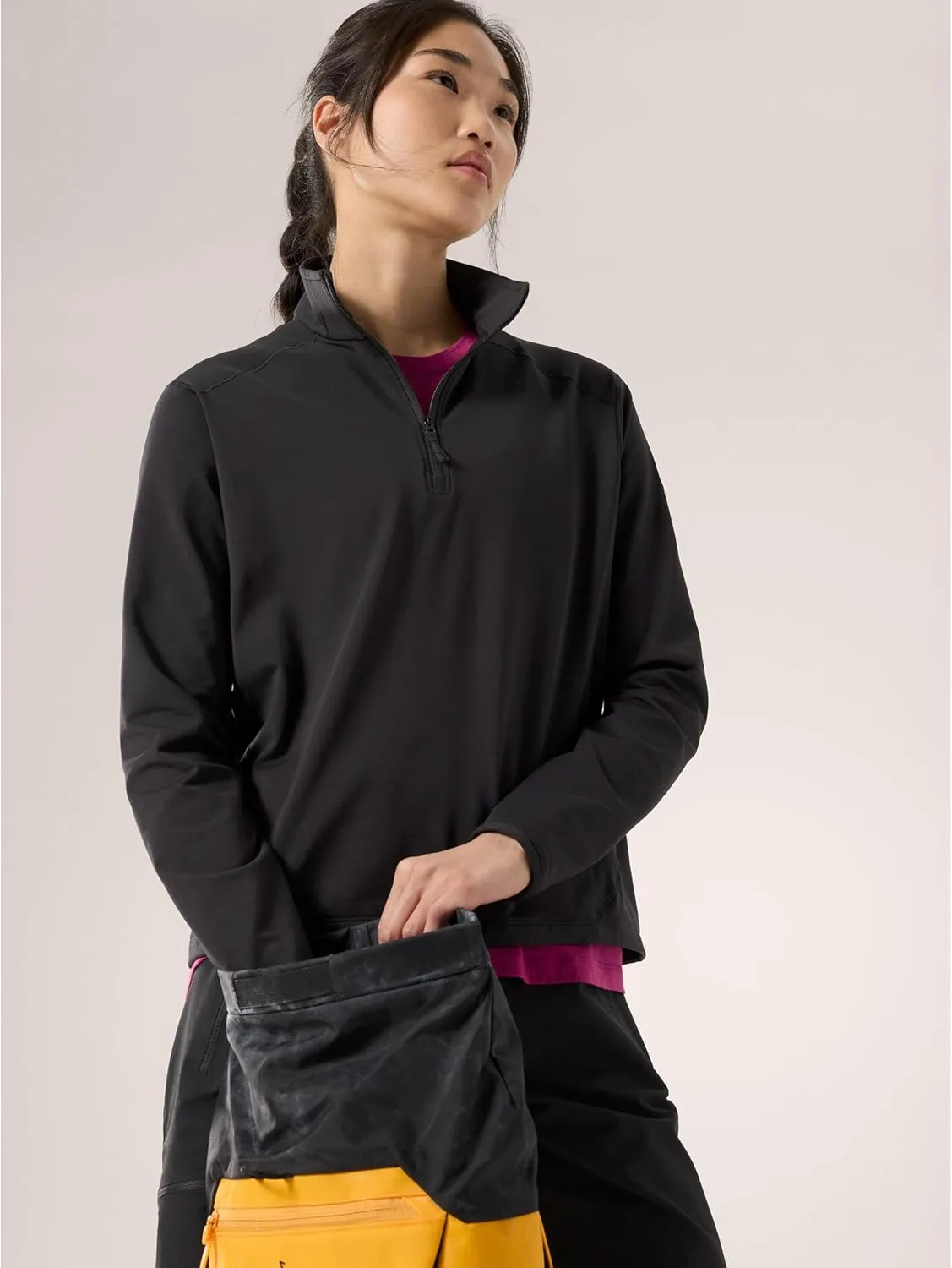 Arc'teryx Kyanite Lightweight Zip Neck Women's | Light Comfortable Performance Stretch Fleece Pullover