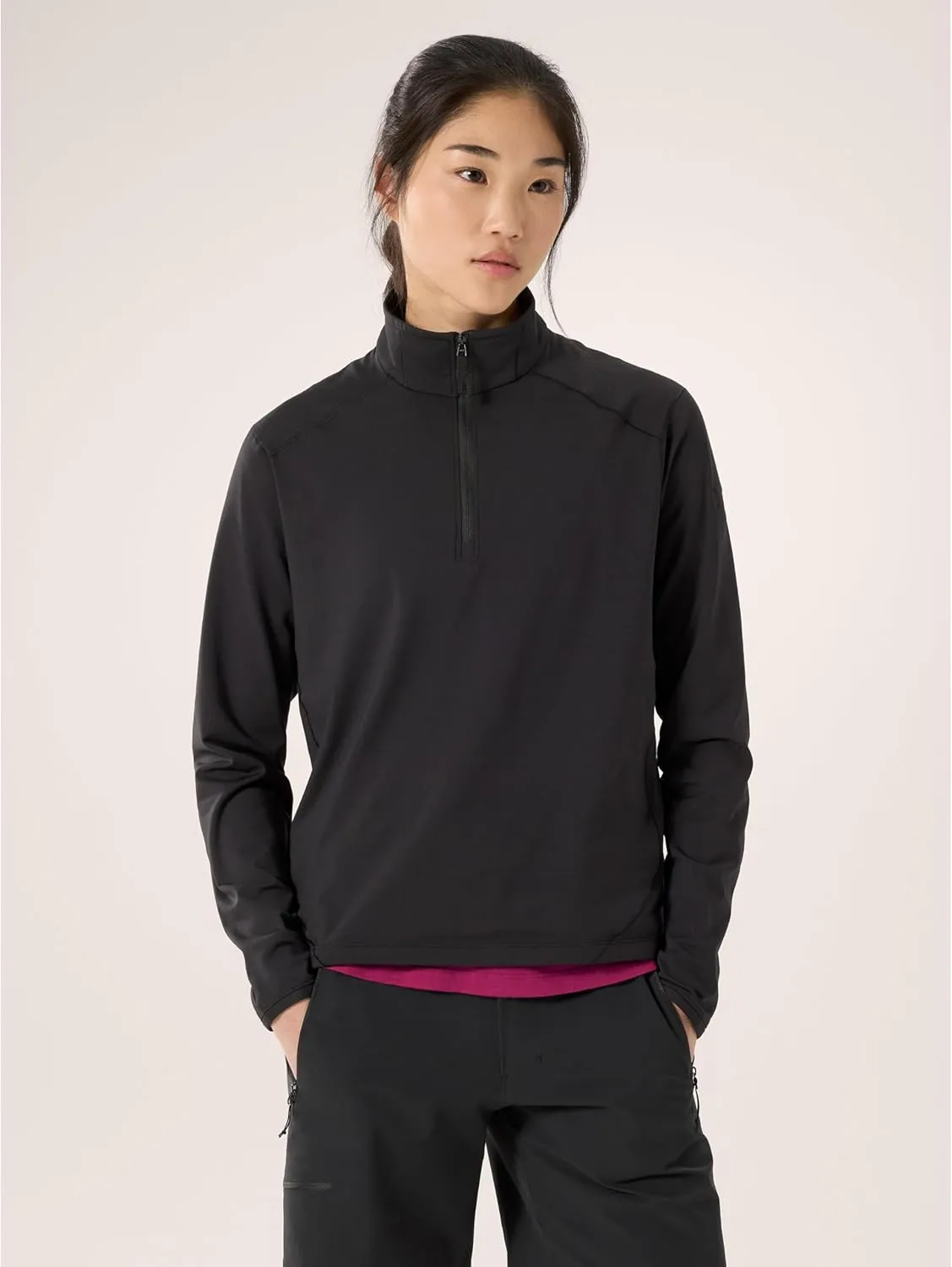 Arc'teryx Kyanite Lightweight Zip Neck Women's | Light Comfortable Performance Stretch Fleece Pullover