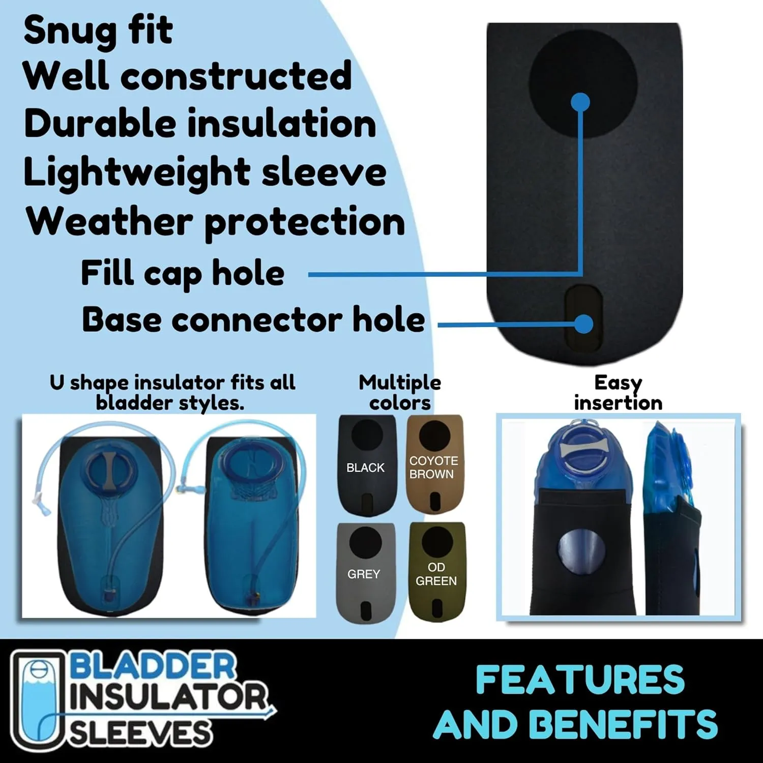 are Compatible with Camelbak Hydration Pack Reservoirs