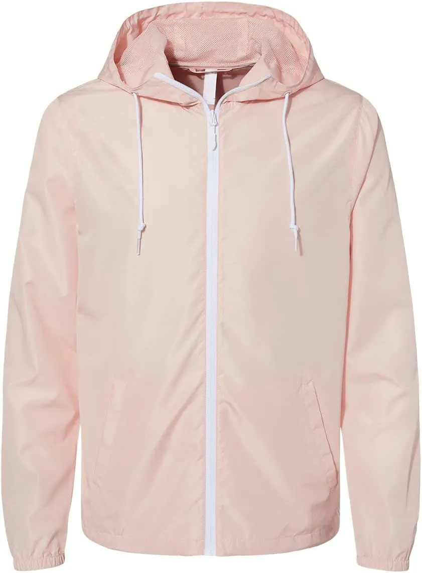 Ashen Fane Men's Water-Resistant Lightweight Windbreaker Jacket