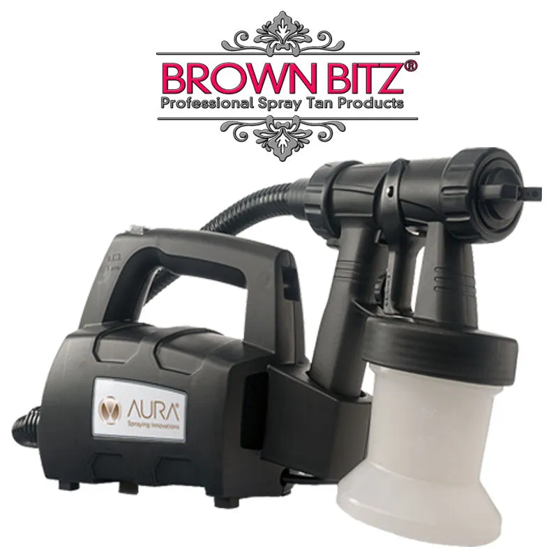 Aura compact elite professional spray tan package machine tent and solutions