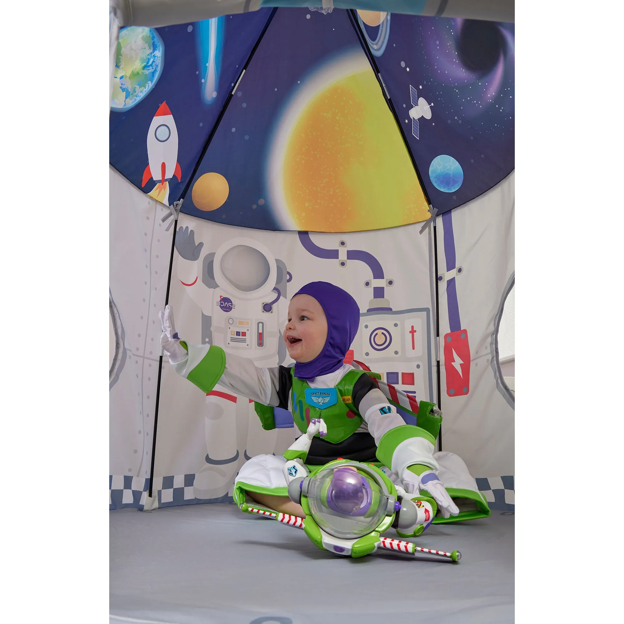 Austism-Friendly Kids 2 Person Space Pop-up Play Tent | Den | Storage Bag | 18m  