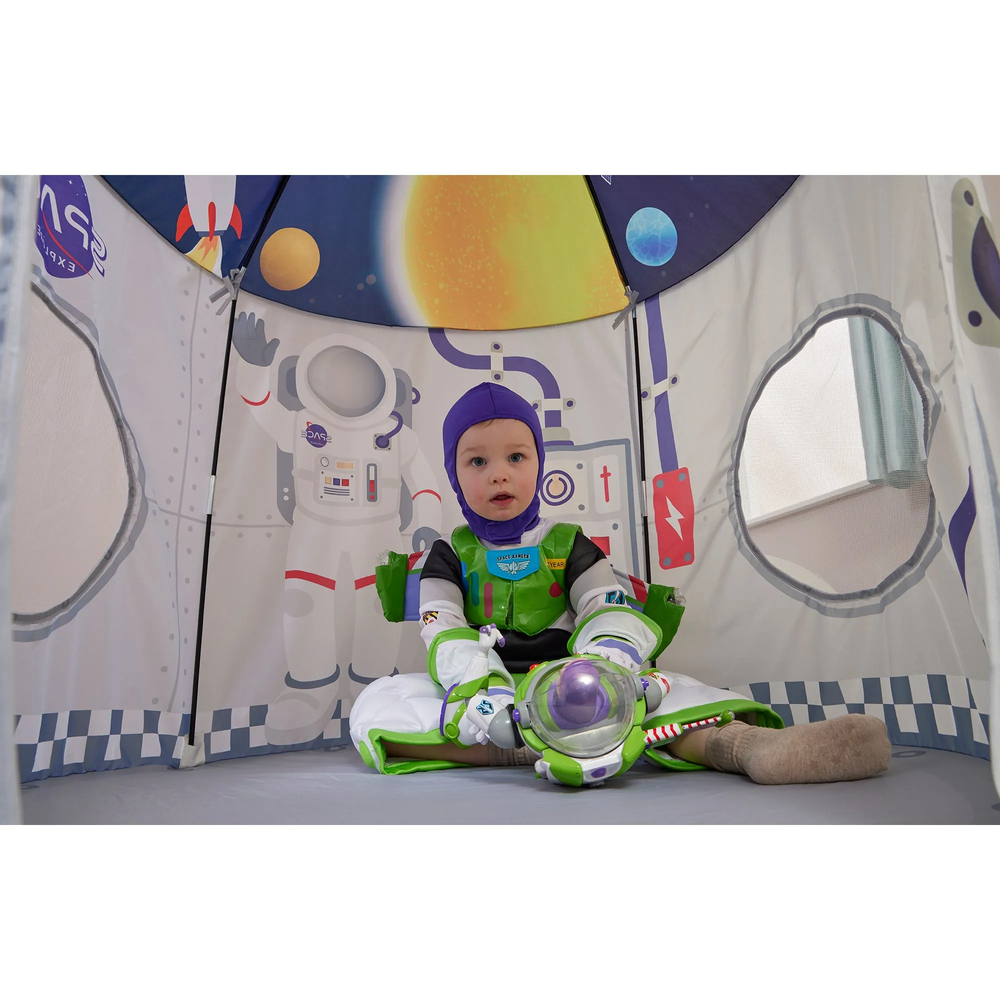Austism-Friendly Kids 2 Person Space Pop-up Play Tent | Den | Storage Bag | 18m  