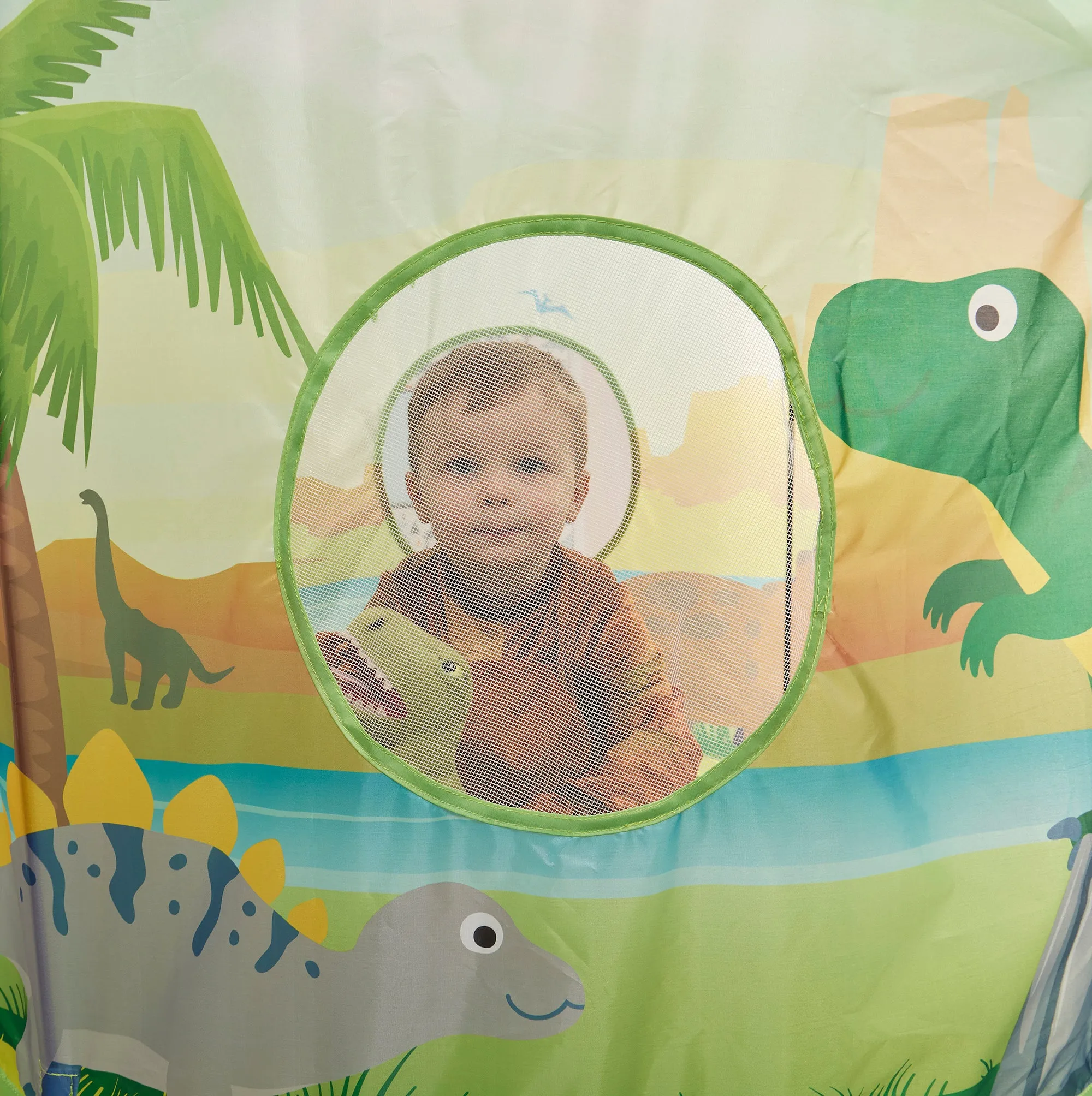 Austism-Friendly Kids 2 Tot Dinosaur Pop-up Play Tent | Den | Storage Bag | 18m  