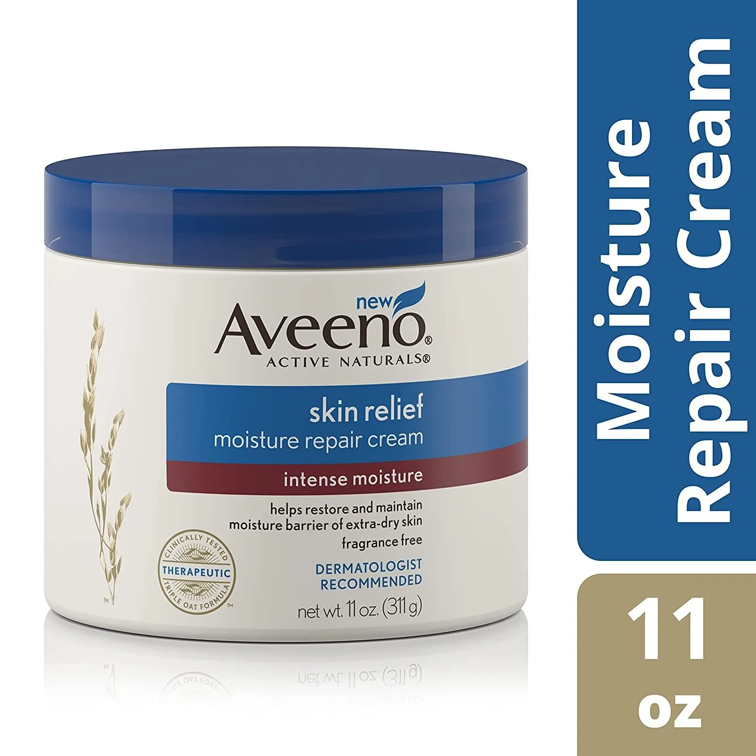 Aveeno Skin Relief Intense Moisture Repair Cream, 11 oz (Pack of 3)