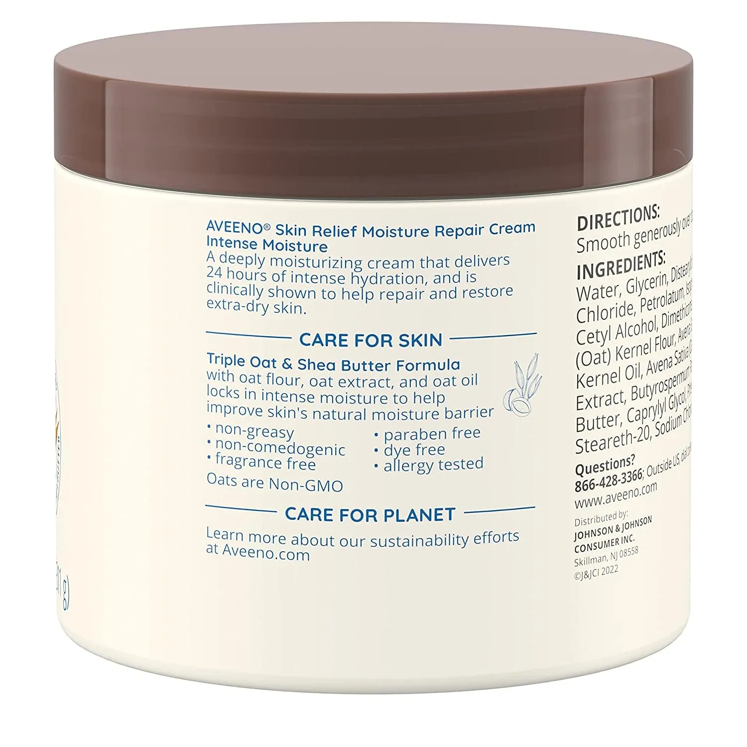 Aveeno Skin Relief Intense Moisture Repair Cream, 11 oz (Pack of 3)