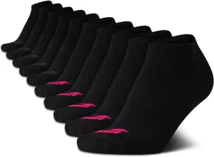 Avia Women's Athletic Socks - Lightweight Low Cut Running Socks (10 Pack), Size 4-9, Black 2