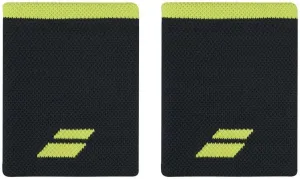 Babolat Logo Jumbo Wristbands, Grey/Aero, Black