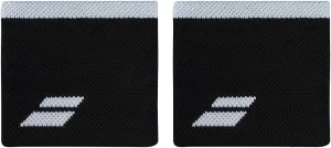 Babolat Logo Wristbands, Black/White