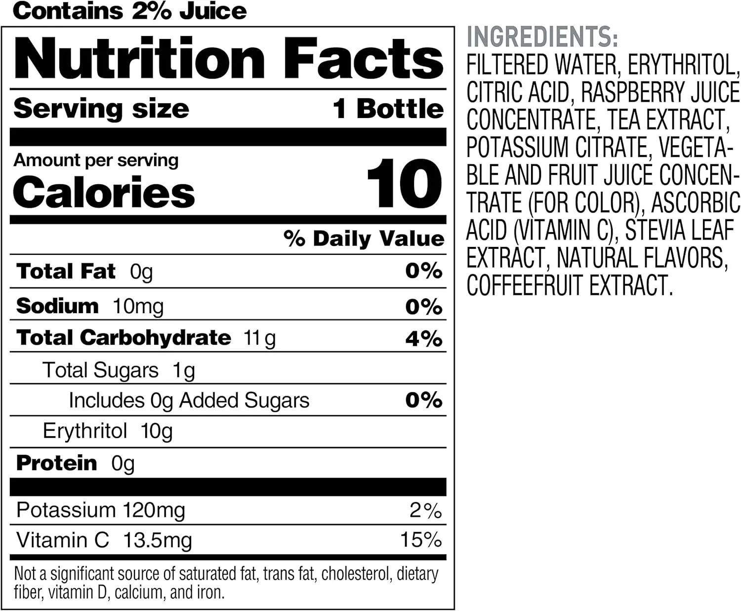 Bai Boost Buka Black Raspberry, Antioxidant Infused Beverage, 18 fl oz bottle (Pack of 12)