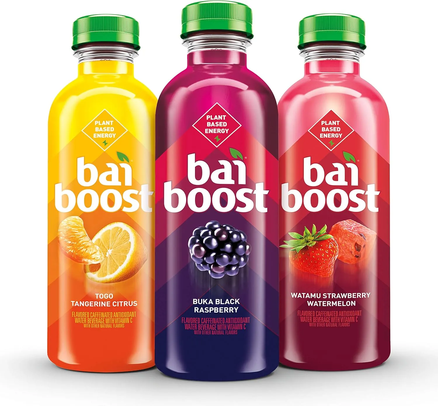 Bai Boost Buka Black Raspberry, Antioxidant Infused Beverage, 18 fl oz bottle (Pack of 12)