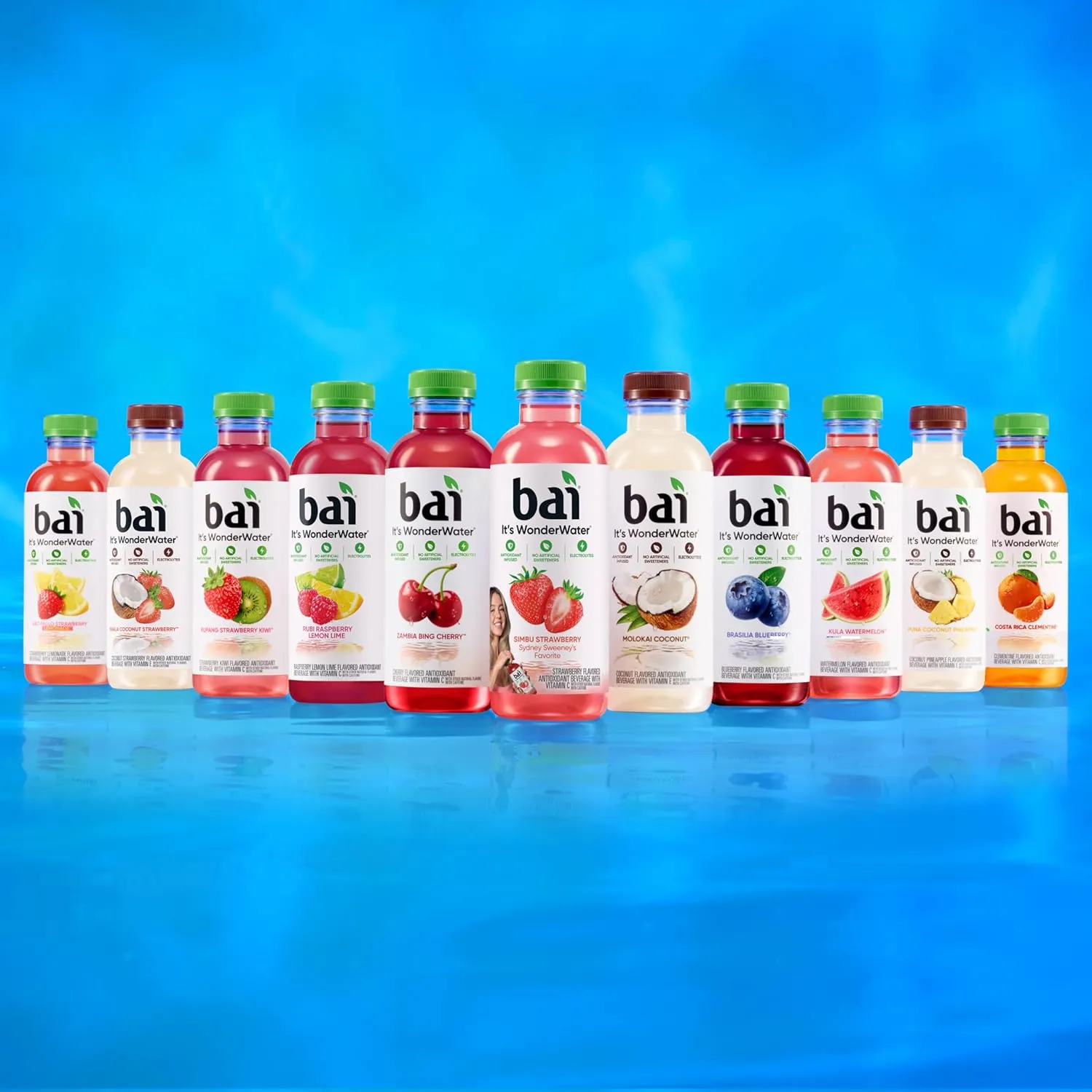 Bai Flavors Variety Pack, Antioxidant Infused Water Beverage, with Vitamin C and No Artificial Sweeteners, 18 fl oz bottles, 12 pack