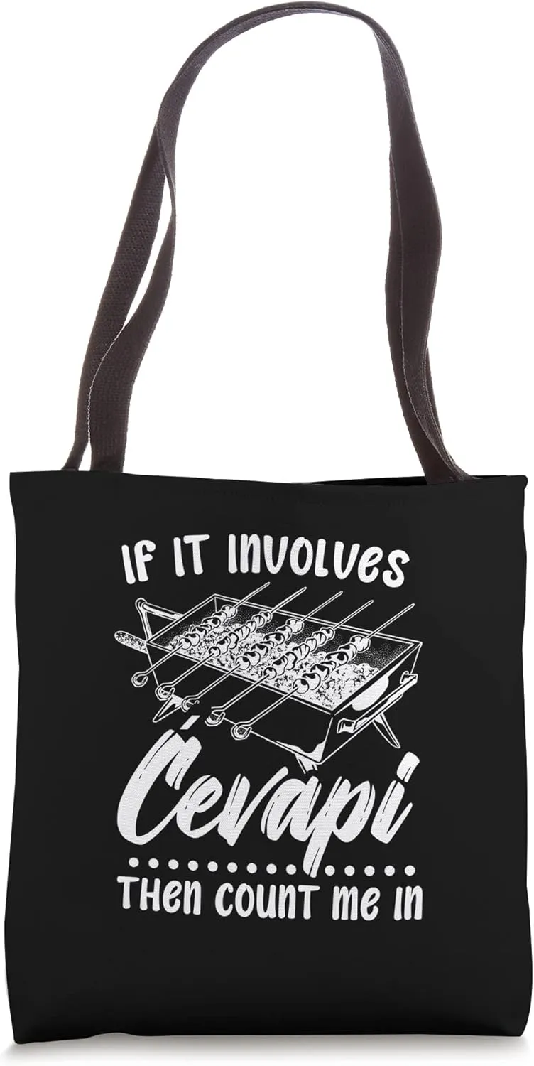 Balkan food Cevape Cevapcici Cevapi snack Grill Tote Bag
