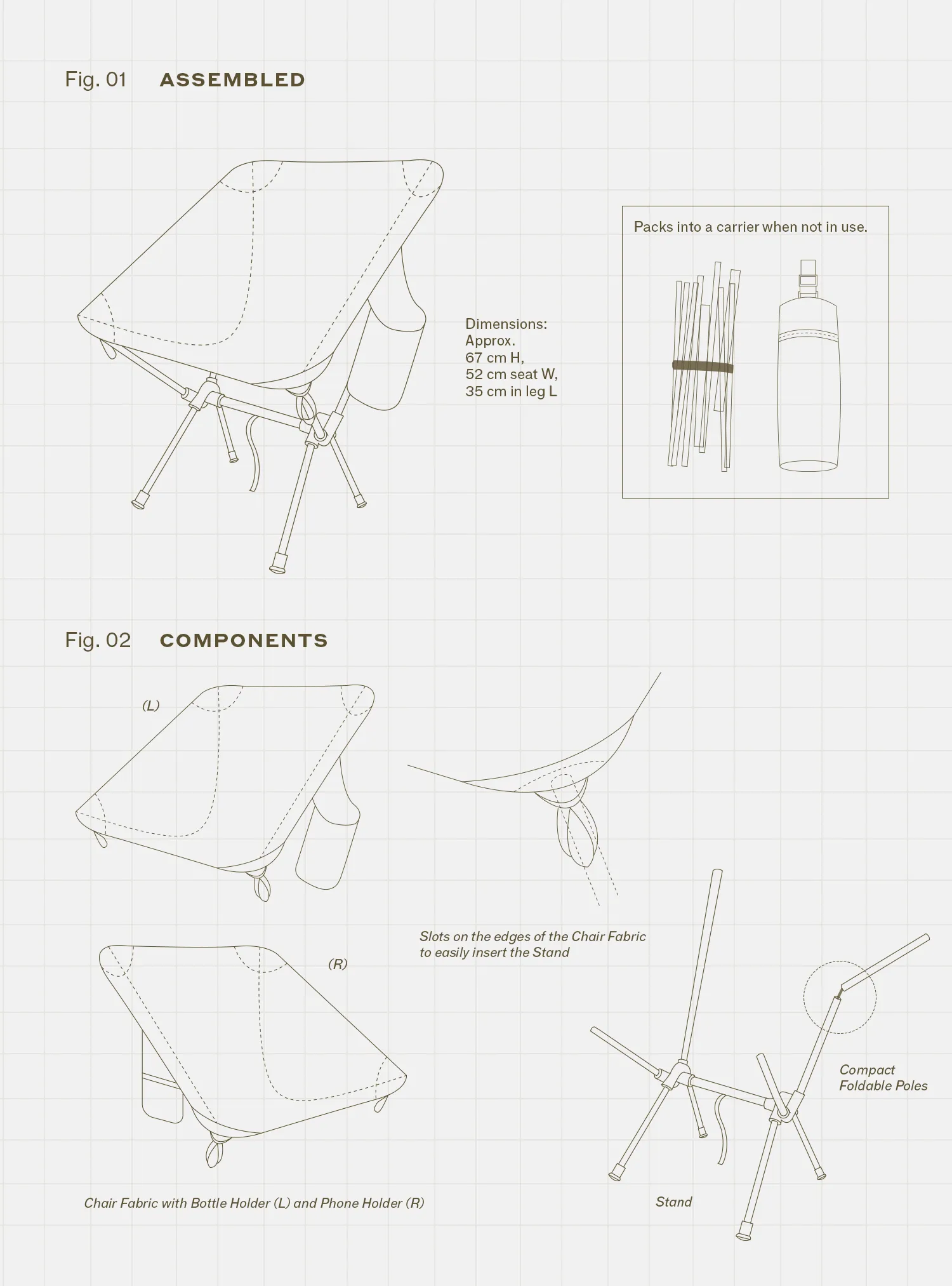 Basecamp Chair (Cocoa Quilt)
