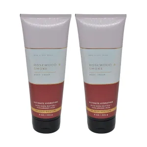 Bath & Body Works Ultimate Hydration Body Cream Pack of 2 (Rosewood Smoke),8.0 fluid_ounces