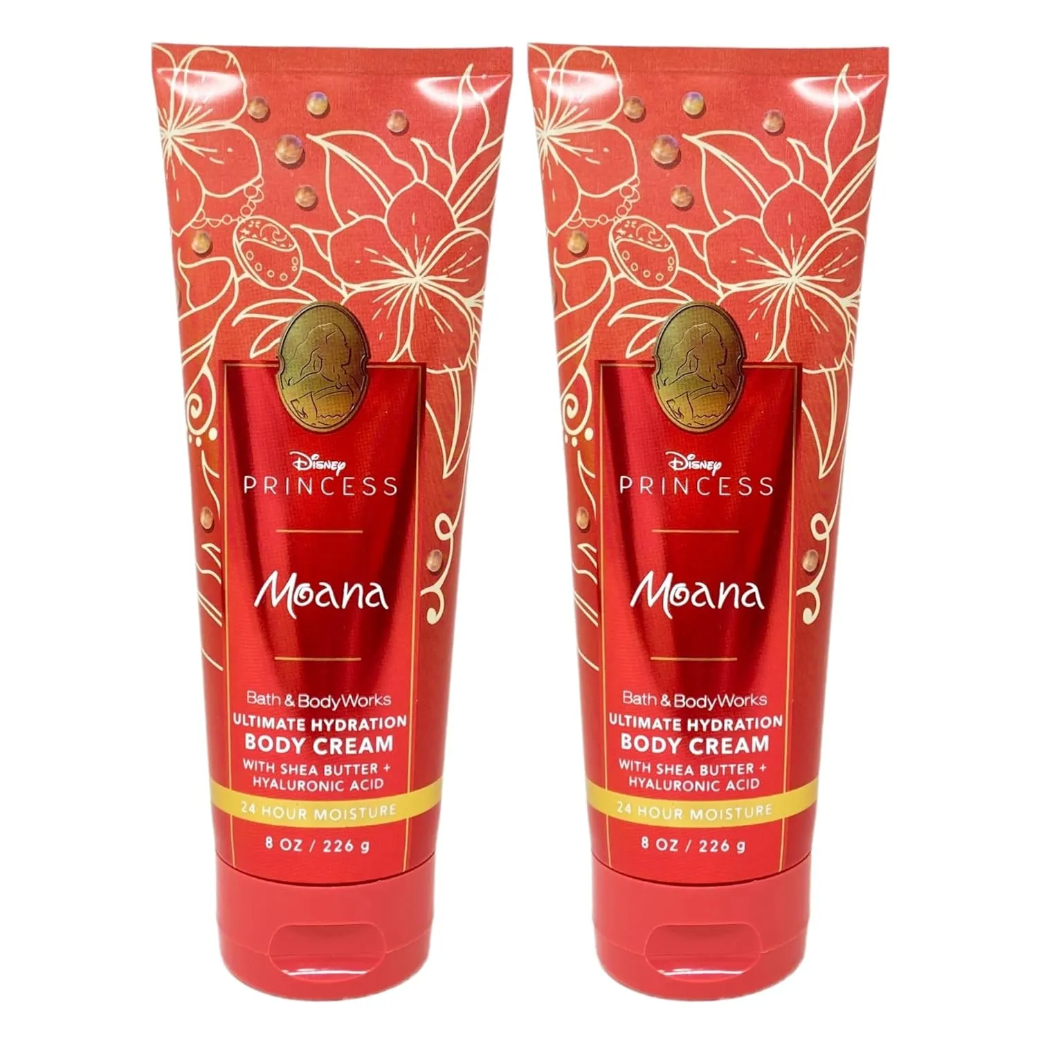 Bath and Body Work Limited Edition Princess Collection Moana 2 Pack Body Cream Bundle - Full Size