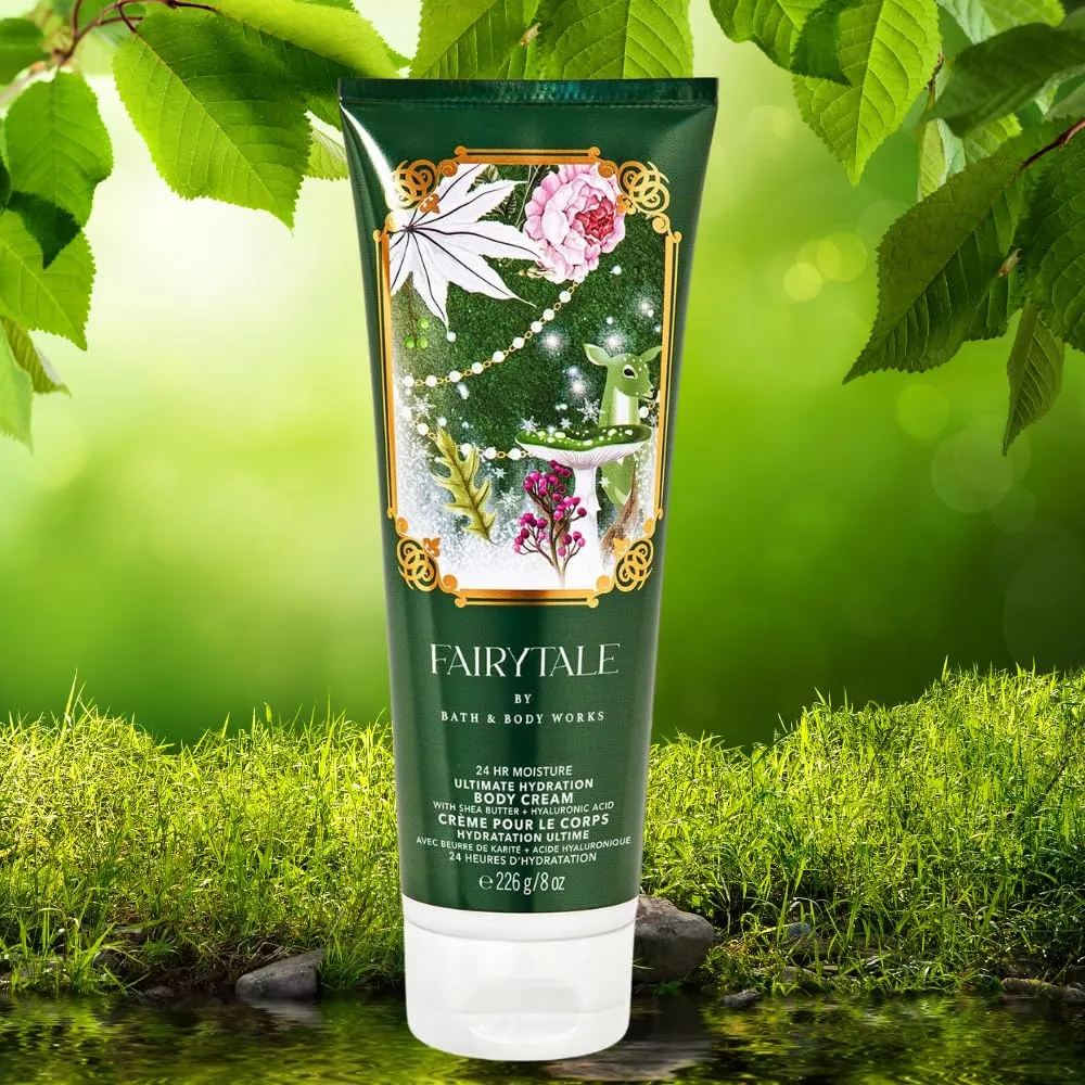 Bath and Body Works Fairytale Body Cream Ultimate Hydration Gift Set For Women 2 Pack 8 Oz. (Fairytale)