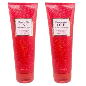 Bath and Body Works Gift Set of of 2 - 8 oz Body Cream - (You're the One)