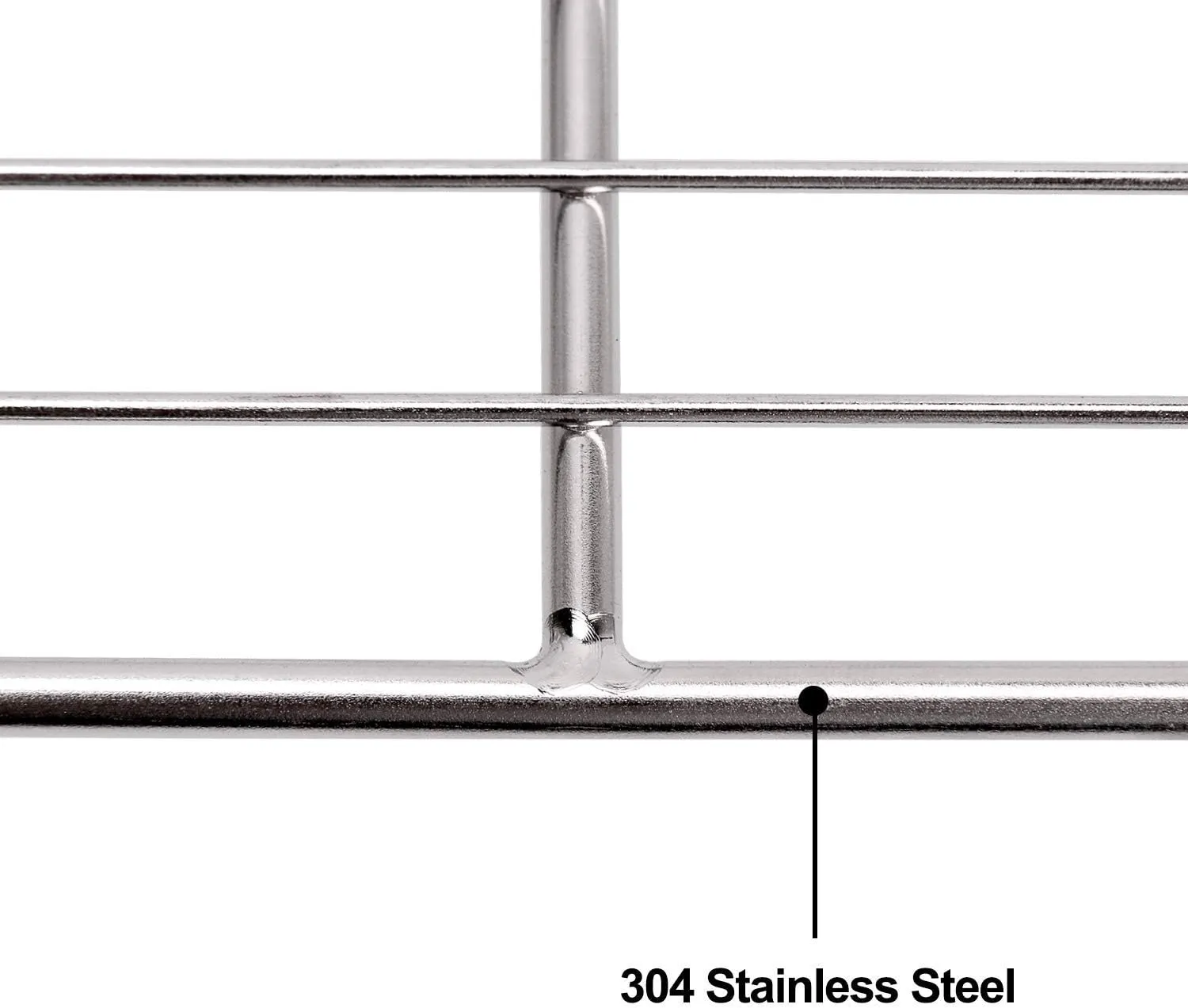 BBQ Grill Grates Replacement, Stainless Steel Barbecue Wire Mesh, Multifunction Cooking Grate for Outdoor Grill 2 Pack （12 5/8''*10 1/4''）