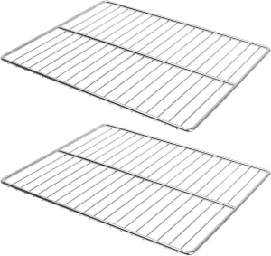 BBQ Grill Grates Replacement, Stainless Steel Barbecue Wire Mesh, Multifunction Cooking Grate for Outdoor Grill 2 Pack （12 5/8''*10 1/4''）